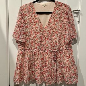 Jodifl Peplum Blouse. Size Large